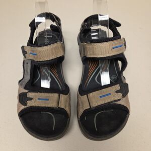 Womens Sz 9 - 9.5 / EU 40 ECCO Mens 7 - 7.5  Sandals Tan Strappy Outdoor Hiking